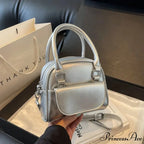 Crimson Firm Faux Leather Underarm Shoulder Bag