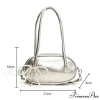 Crimson Informal Korean Fashion Armpit Shoulder Bag