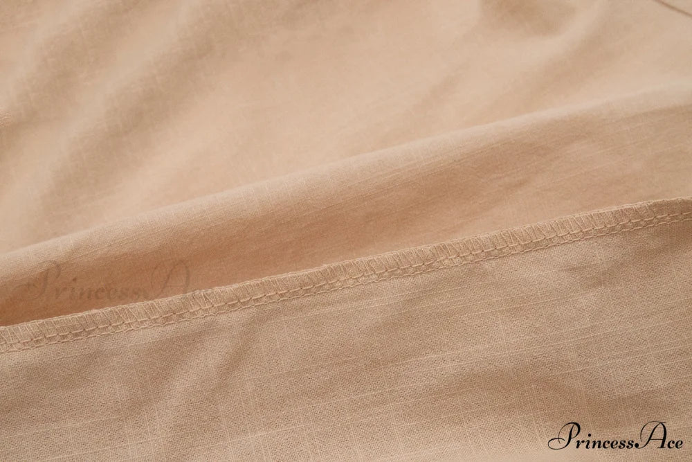 Crochet Cutie Stylish Linen Maxi Dress