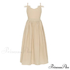 Crochet Cutie Stylish Linen Maxi Dress