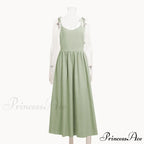 Crochet Cutie Stylish Linen Maxi Dress