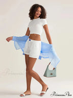 Crochet Empty Broad Leg Short