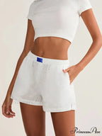 Crochet Empty Broad Leg Short