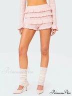 Crochet Frilly Hollow-Out Brief