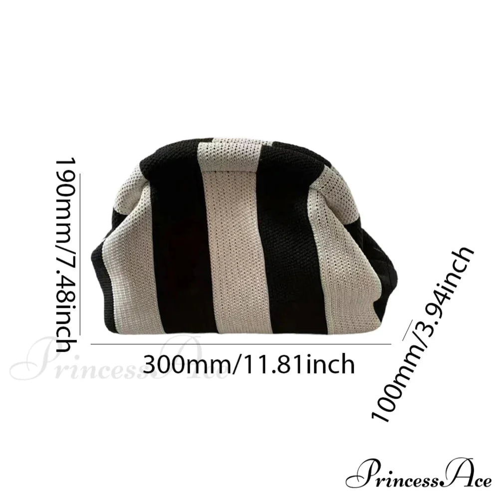 Crochet Pouch Woven Seaside Wristlet