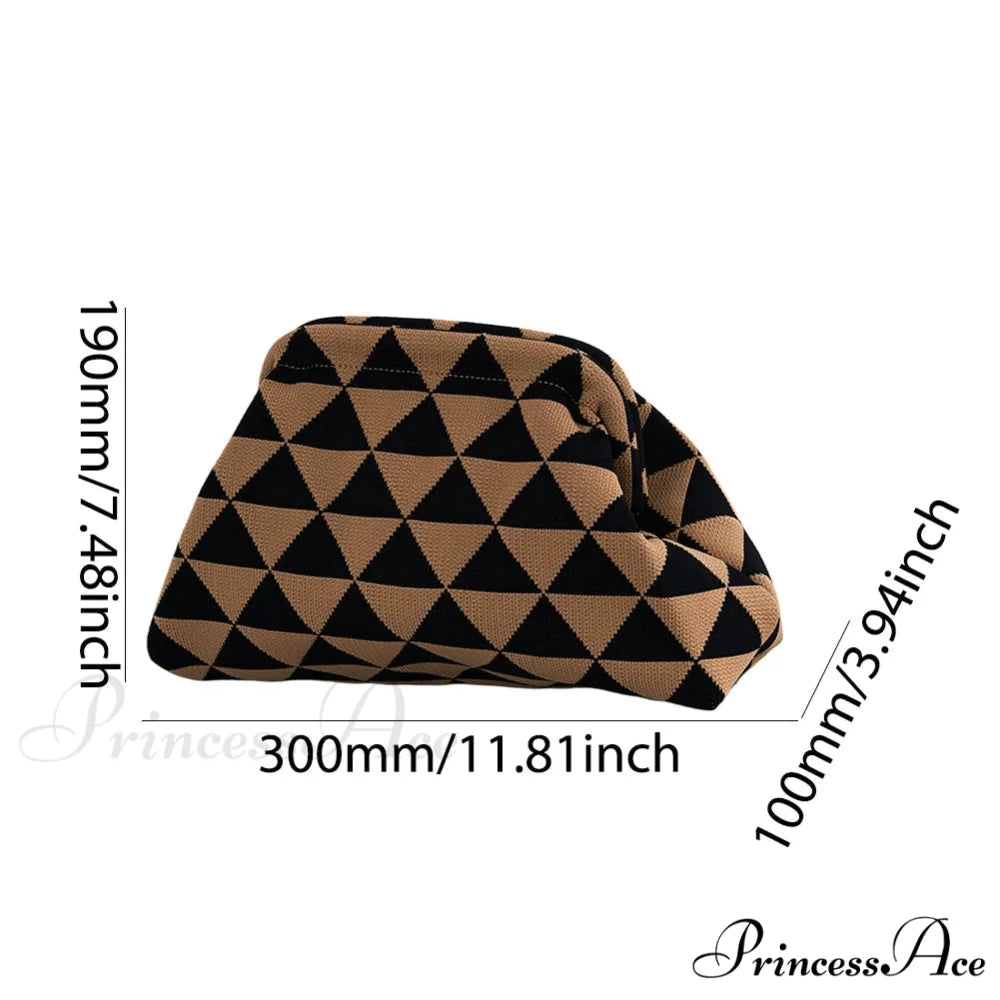 Crochet Pouch Woven Seaside Wristlet