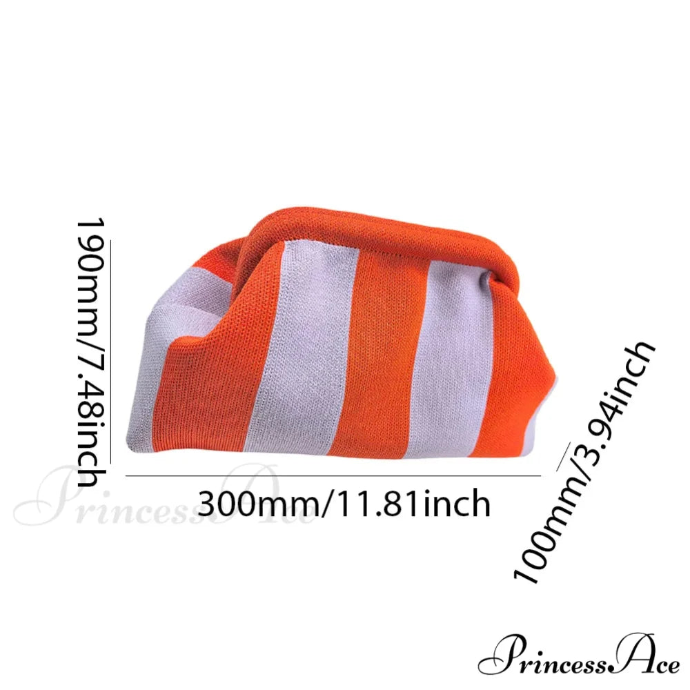 Crochet Pouch Woven Seaside Wristlet