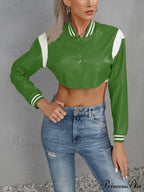 Crop Letter Graphic Trendy Raglan Sleeve Tee