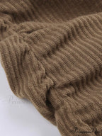 Cross Over Graceful Pleats Tailored Pants