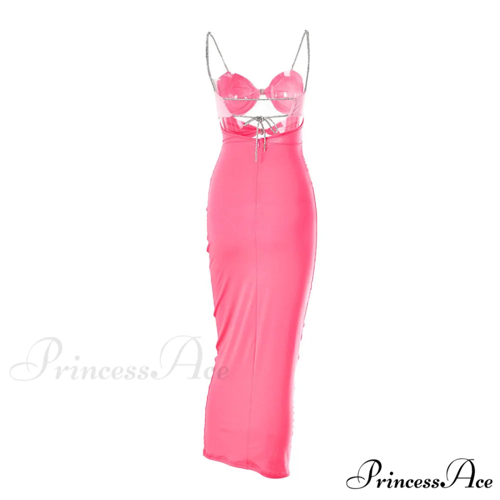 Crystal Charming Bear Necklace