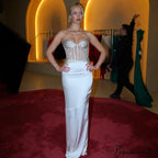 Crystal Hollow Out Fishtail Party Dress