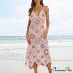 Cultural Design Woven Crochet Bohemian Dress