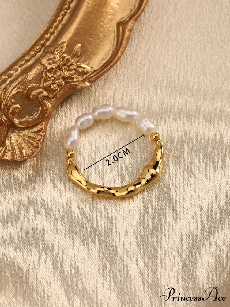 Cultured Pearl Decor Ring