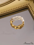 Cultured Pearl Decor Ring
