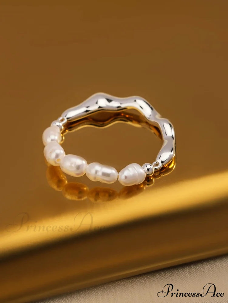 Cultured Pearl Decor Ring