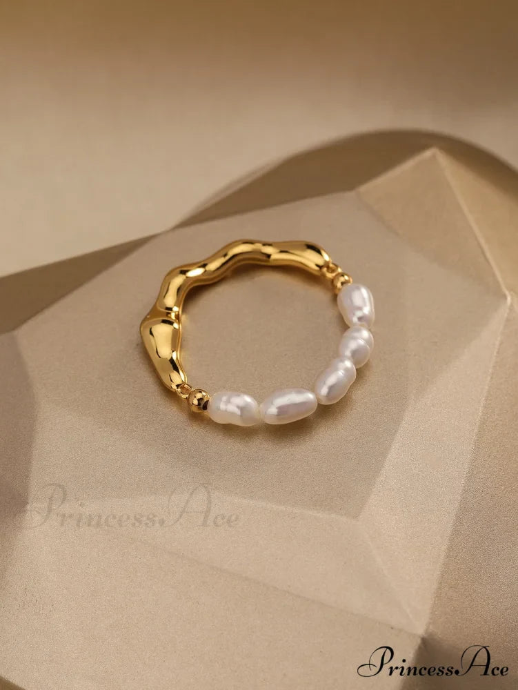 Cultured Pearl Decor Ring