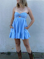 Curved Removed Tiny Dress