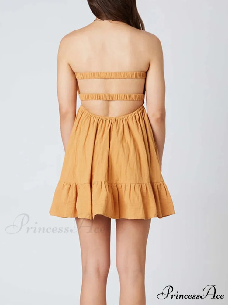 Curved Removed Tiny Dress