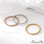 Custom Design Simple Three Pcs A Set Rings