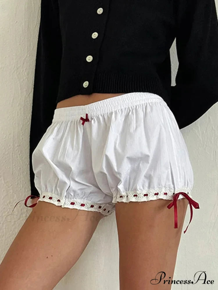 Cute Bow Frill Bloomer Short