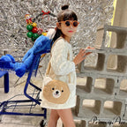 Cute Plush Cartoon Crossbody Bag