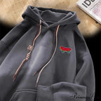 Cute Skateboard Graphic Cotton Fleece Hoodie