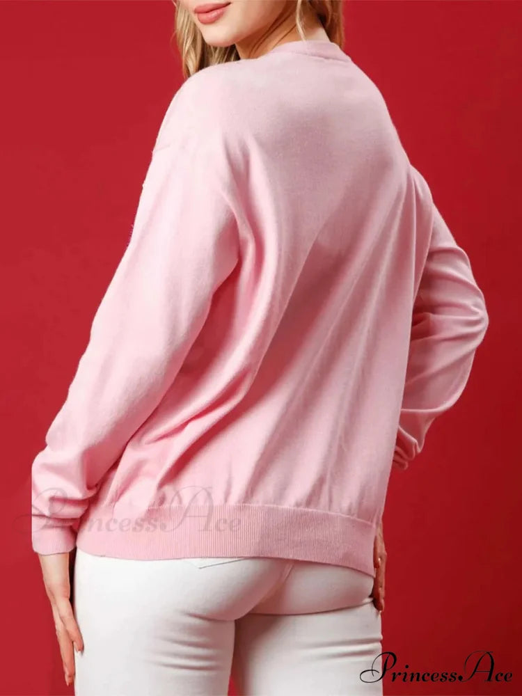 Cute Ugly Sequin Graphic Nutcracker Holiday Christmas Hoodie