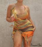 Cutout Hollowed-Out Tiny Dress