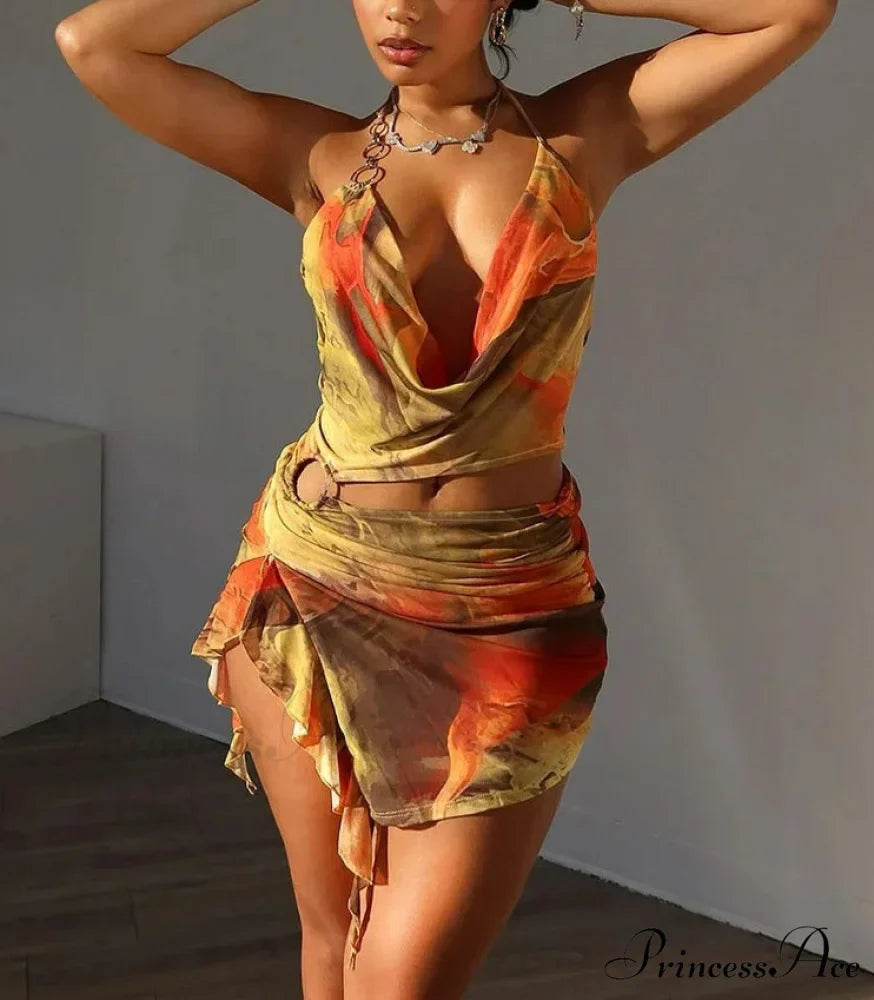 Cutout Hollowed-Out Tiny Dress