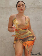 Cutout Hollowed-Out Tiny Dress