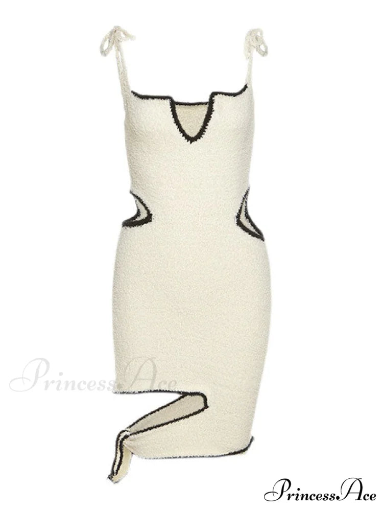 Cutout Tie Front Satin Lace One Sophisticated Shoulder Sleeveless Cropped Top - Pink