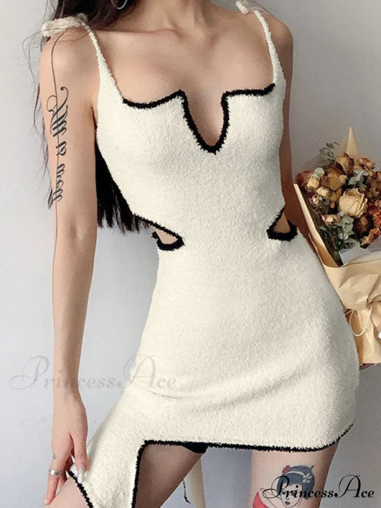 Cutout Tie Front Satin Lace One Sophisticated Shoulder Sleeveless Cropped Top - Pink