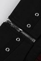 Black Swan Mesh Patch Mini Skirt