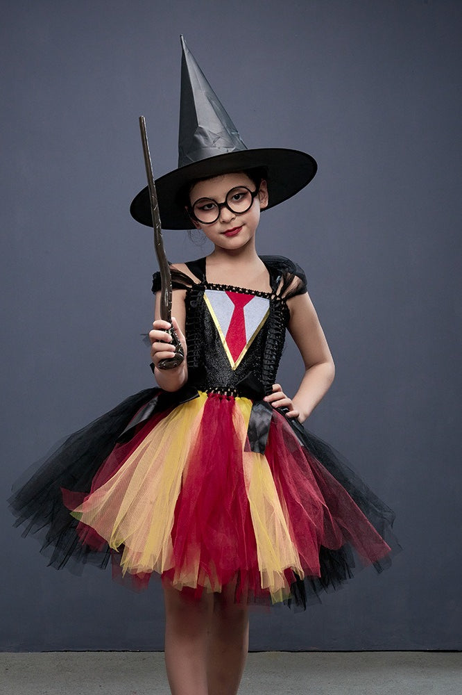 Wizard Girl Outfit Kid Halloween Costume