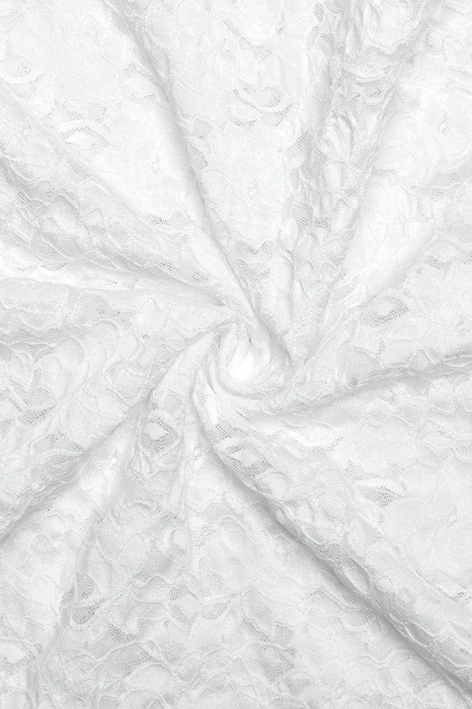 Lace High-Waisted Bodycon Skirt