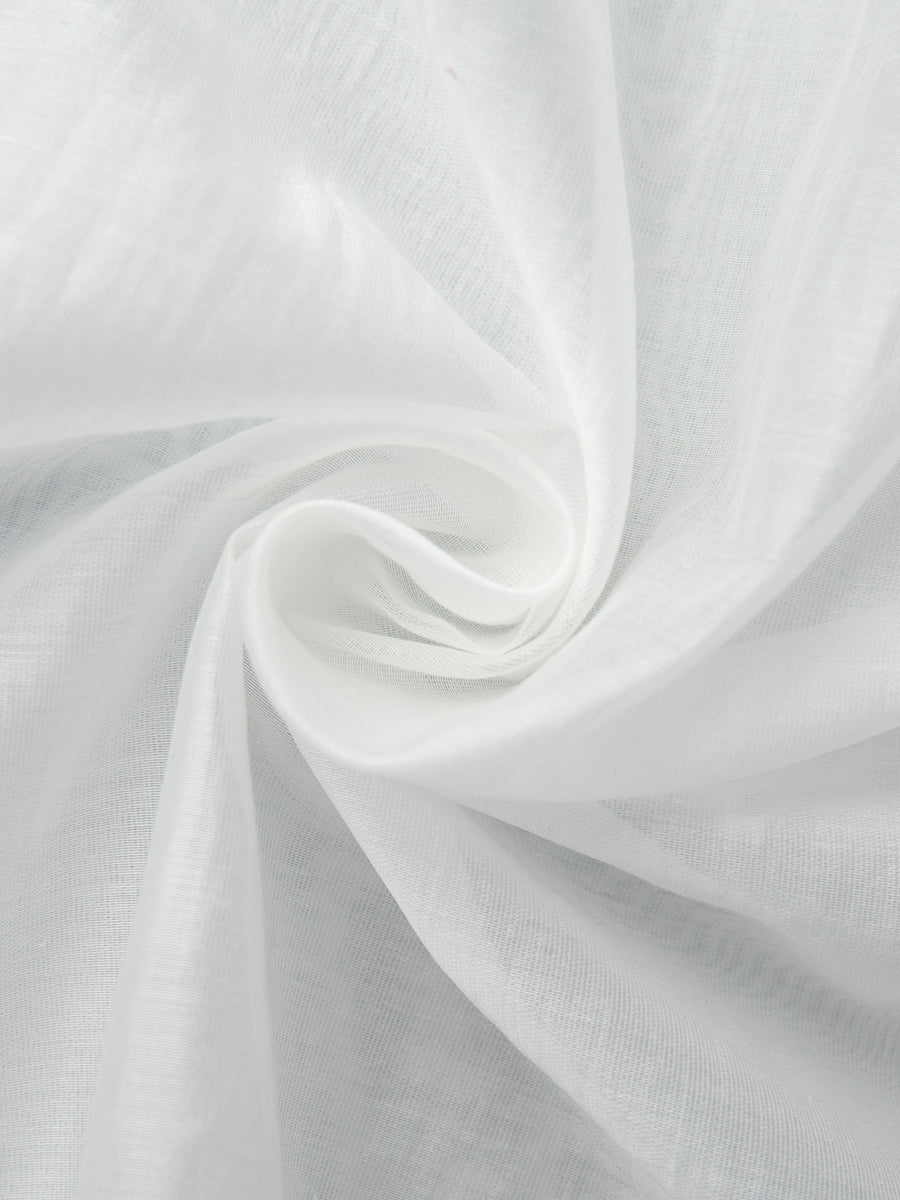 Satin Balloon Sleeve Blouse