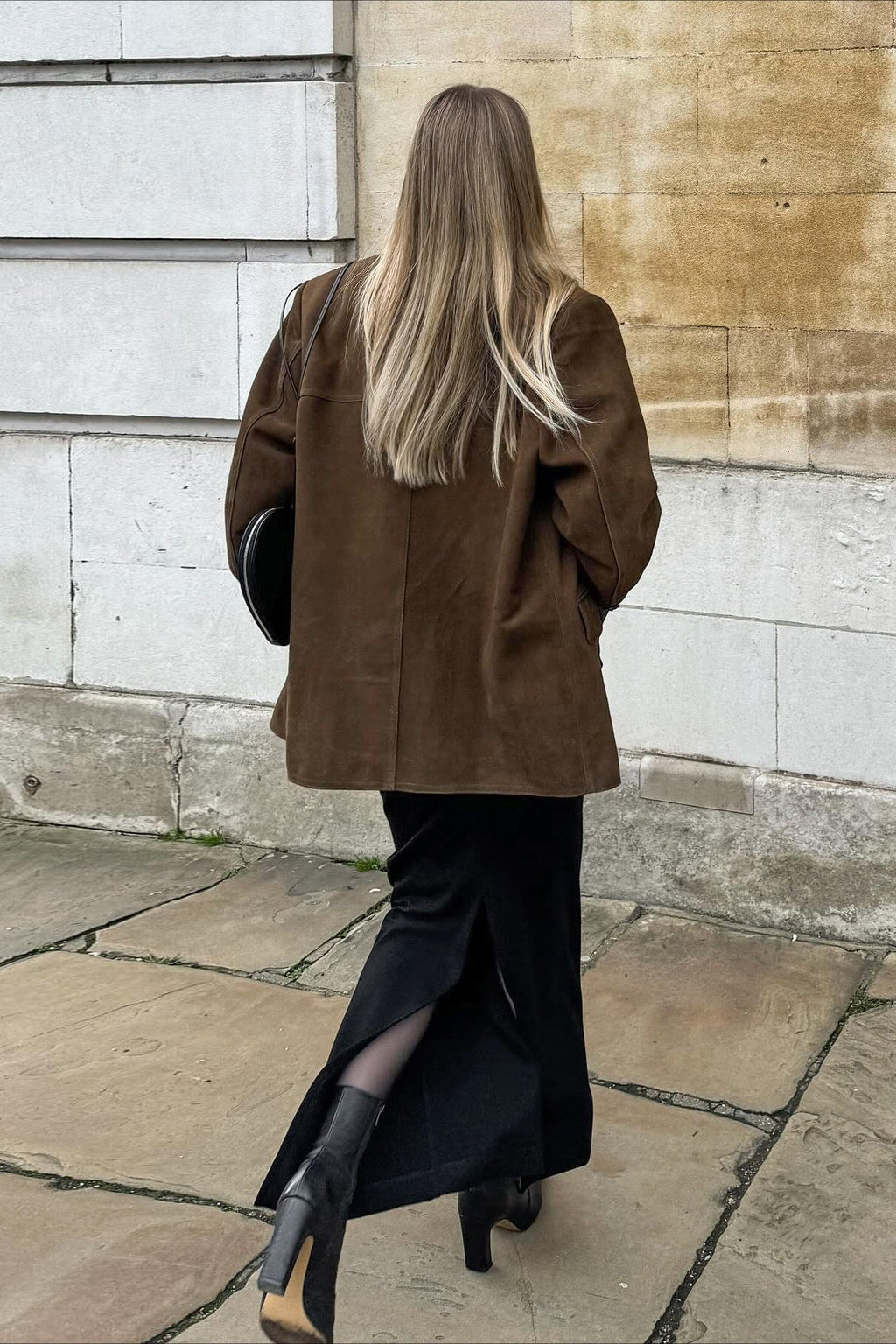 Thick Suede Collar Jacket