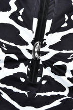 Printed Leopard Cutout Sleeveless Bodycon Maxi Dress