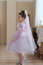 Ice Princess Tulle Dress Kid Halloween Costume