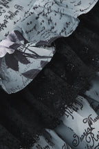 Gothic Lace Bow Mini Skirt