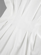 French Chic Long Sleeve Waist-Tied Blouse