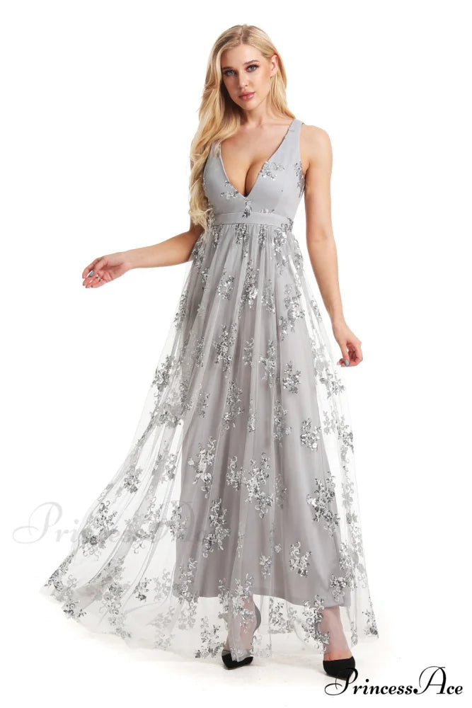 Daisy Pleated Stylish Tulle Formal Dress