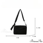 Dark Crossbody Shoulder Bag with Chain