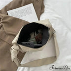 Dark Crossbody Shoulder Bag with Chain