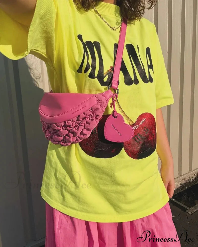 Dark Harajuku Neon Green Cherry T-shirt