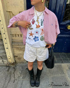 Dark Harajuku Neon Green Cherry T-shirt