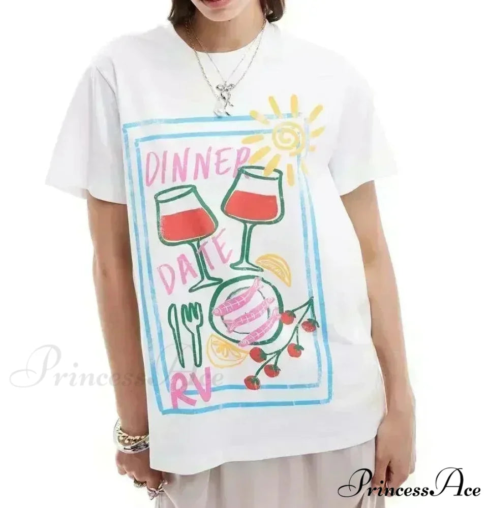 Dark Harajuku Neon Green Cherry T-shirt
