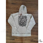 Dark Letter Print Autumn Hoodie