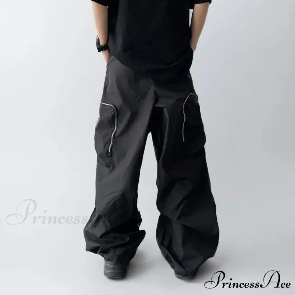 Dark Loose Cargo Urban Pants