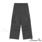 Dark Loose Cargo Urban Pants